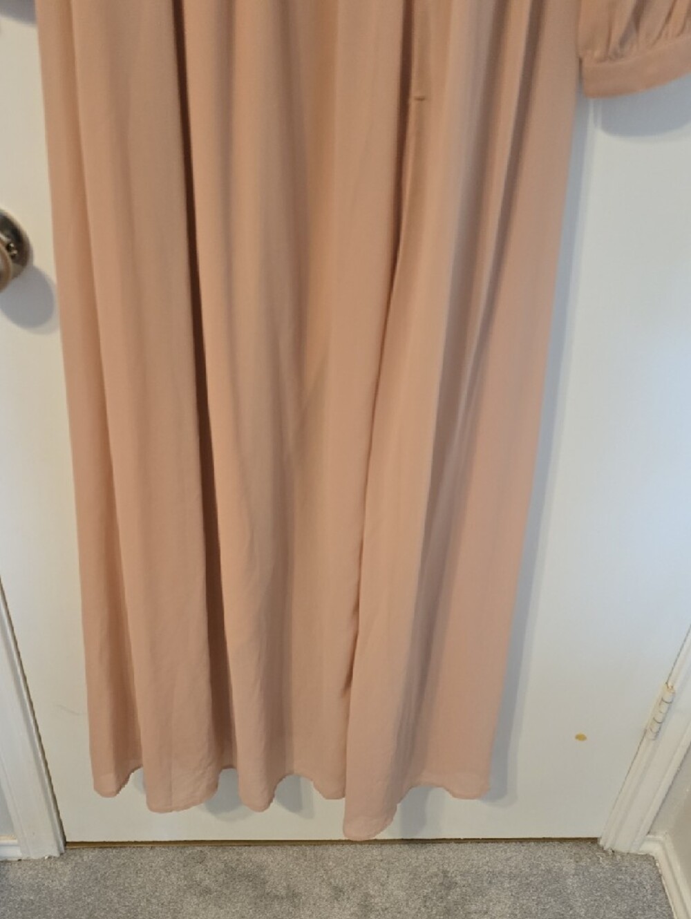 Lulu's Nude Long Sleeve Maxi Dress - Picture 5 of 9